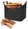 Panier en feutre gris foncé pour bois de cheminée, Ikodm, Voir les images du produit 11