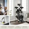 Arbre à chat MOGLI 170 cm - noir Voir les images du produit 5