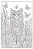 Mandala Malbuch Katzen für Kinder ab 8 Jahren, Teenager und Produktbild-Vorschau 4