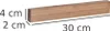 Zeller Messerleiste, magnetisch, Bamboo 30x4x2 Produktbild-Vorschau 4