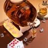 SuperButelki - Beczka szklana 5l, zestaw kieliszki, korek, Podgląd zdjęcia produktu 9