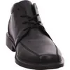 A black leather shoe on a white background. Podgląd zdjęcia produktu