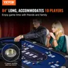 VEVOR Casino Pokertisch Klappbare Tischbeine 2140 x 1070 x Produktbild-Vorschau 2