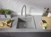 PRIMAGRAN Spülbecken Grau 48x50cm, Granitspüle 1 Becken + Produktbild-Vorschau 3