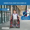 Kinderrollstühle feste Armlehnen und Fußstützen Mobiclinic, Produktbild-Vorschau 5