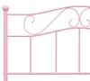 Rama Łóżka, Różowa, Metalowa, 140 X 200 Cm Lumarko! Podgląd zdjęcia produktu 4