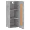 vidaXL Wandschrank Betongrau 34,5x34x90 cm Holzwerkstoff Produktbild-Vorschau 5