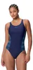 Speedo Placement Medalist Badeanzug Blau UK 36 Frau Blau UK Produktbild-Vorschau 1