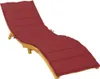 vidaXL Obal na lehátko Vínovočervený 200x70x3 cm Oxford Náhľad obrázku produktu 1