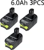 Ryobi One+ 18V Li-Ion, Adaptateur de batterie, 6A, noir, Voir les images du produit 1