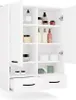 Appendiabiti da bagno NINA W2D2P2S BIANCO Scaffale 2 ante 8 Anteprima dell’immagine prodotto 22