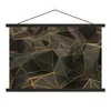 MuchoWow® Textilposter Abstrakt - Gold - 3D - Luxus - Kunst Produktbild-Vorschau 1