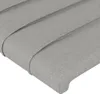 vidaXL Čelá postele Svetlosivé 144x5x78/88 cm Látkové Náhľad obrázku produktu 4