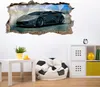 106 Wandtattoo Sportwagen schwarz - Loch in der Wand  - Produktbild-Vorschau 2