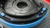 Close-up view of a brush attachment for an angle grinder. Náhled obrázku produktu