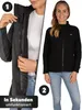 Valkental® Reflektierende & Wasserdichte 3in1 Jacke Damen Produktbild-Vorschau 3