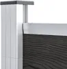 vidaXL Zahradní plot WPC 175x105 cm šedý Náhled obrázku produktu 2