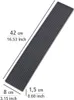 Schmale schwarze Abtropfmatte für Geschirr, Produktbild-Vorschau 3