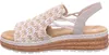 Rieker Damen Keil-Sandaletten Beige Voir les images du produit 39