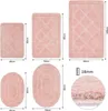 Badematte - Rosa - 40x60 cm - Rechteckig - Rutschfest - Produktbild-Vorschau 3