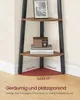 VASAGLE Eckregal, Bücherregal, Leiterregal mit 4 Ablagen, Produktbild-Vorschau 3