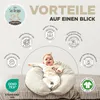 Stillkissen 190x30 XXL | Füllung Faserbällchen | Bezug 100% Produktbild-Vorschau 2