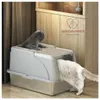 Katzentoilette Katzenklo XXL Premium - Edelstahl mit Deckel Produktbild-Vorschau 6