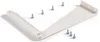 A white plastic bracket with screws on a white background. Náhled obrázku produktu