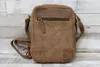 Greenburry kleine Umhängetasche Leder Messenger Bag Vintage Produktbild-Vorschau 11