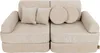 Canapé Pocket 120 cm velours 10 pcs SLIMCORD enfant Voir les images du produit 1