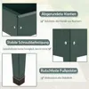 COSTWAY, kovový vyvýšený záhradný box, nosnosť do 20 kg, Náhľad obrázku produktu 4