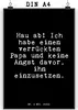 Mr. & Mrs. Panda Bild Hau ab! Ich habe... DIN A4 - Schwarz Produktbild-Vorschau 1