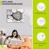 ARTland Leinwandbild Steinherz Größe: 40x30 cm Produktbild-Vorschau 2