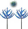 Drehbares Garten Windspiel, Metall Windrad, 3D Spinner, Produktbild-Vorschau 1