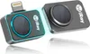 Two thermal imaging cameras are shown, one with a blue glow effect connecting them. Voir les images du produit