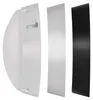LED Deckenleuchte, rund, schw./w. 14W neutralweiss Produktbild-Vorschau