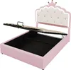 Lit plateforme pour enfant, design princesse avec couronne, Voir les images du produit 13