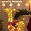 LEADZM 3-teiliges Weihnachtsbeleuchtung Rentier Goldenes, Produktbild-Vorschau 7