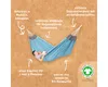 La Siesta Hängematte MODESTA azure blau aus Baumwolle Produktbild-Vorschau 16