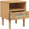 vidaXL Nachttisch SENJA Rattan-Look Braun 40x35x48cm Produktbild-Vorschau 11