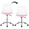 Springos® Bürostuhl Drehstuhl Weiß/Rosa Ergonomisch Produktbild-Vorschau 5