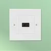 Biały panel ścienny HDMI z kablem dla hotelu, domu, biura, Podgląd zdjęcia produktu 2