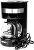 A black coffee maker with a glass carafe and a car adapter is shown against a white background. Náhled obrázku produktu