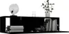 vidaXL TV-Schrank Schwarz 120x30x30 cm Holzwerkstoff Produktbild-Vorschau 3