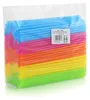 2000 Mehrweg Plastik Trinkhalme / Strohhalme bunt flexibel Produktbild-Vorschau 1