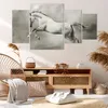 Bild auf Leinwand - Leinwandbild - Pferd Tier - 160x90cm - Produktbild-Vorschau 7