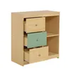 Merax Hochbett Etagenbett 90x200cm mit Rutsche, Hausbett Produktbild-Vorschau 13