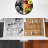 Relaxdays Besteckkasten, 7–9 Fächer, ausziehbarer Besteck Produktbild-Vorschau 5