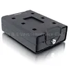 A black safe box with a lock is shown from a diagonal angle on a white background. Podgląd zdjęcia produktu