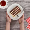 Piatti da dessert KADAX "Bleia", piatti da dessert bianchi, Anteprima dell’immagine prodotto 6